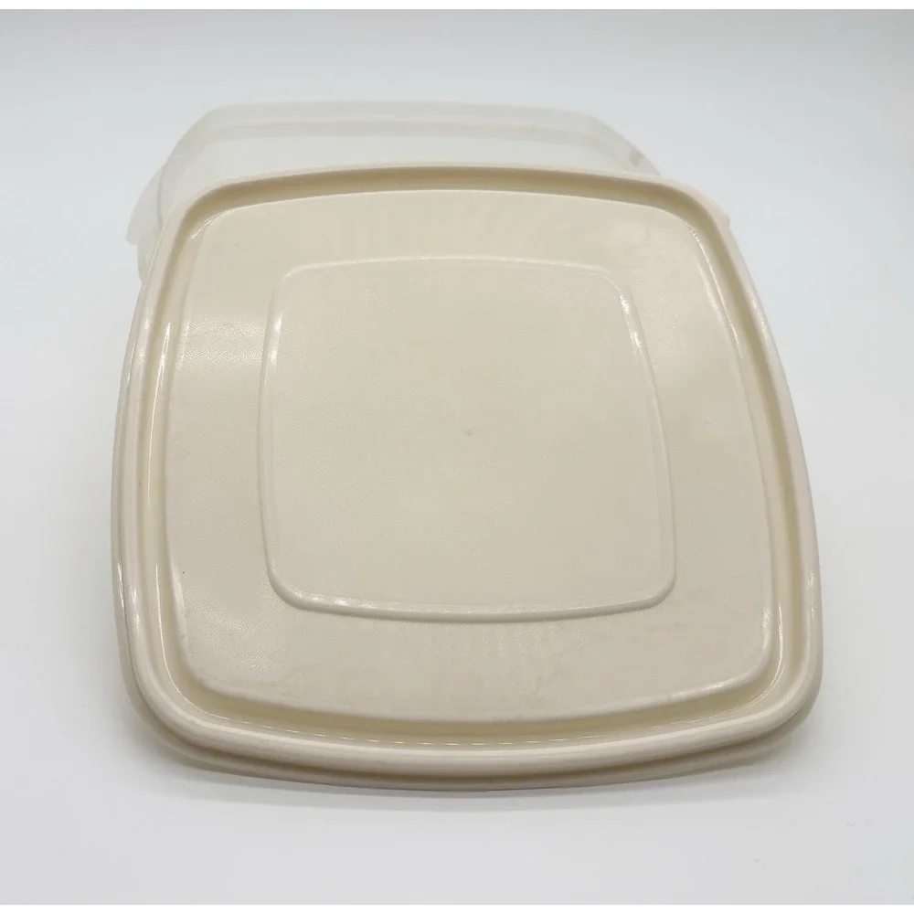 Rubbermaid Servin Saver 10 Cup #3  Square Food Storage Container With Lid Almond
